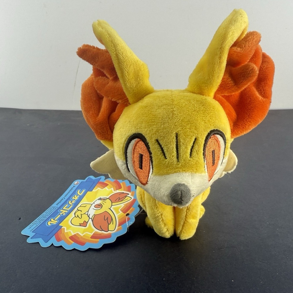 Fennekin Pokemon Center 2013 Plush Doll Toy with TAG Japan 6"